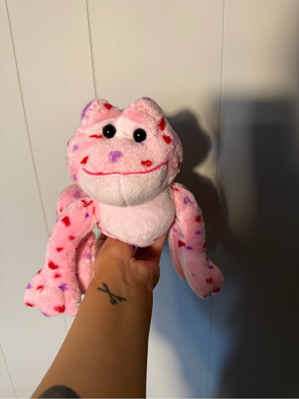 Webkinz Set of 2 Pink Heart-Print Plush Frog Stuffed Animal - horse no code